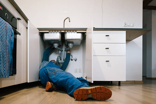 Professional Drain Cleaning technician working in Tipton, IN